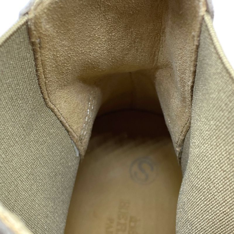 Hermes Side Gore Boots Short Shoes Suede Beige Luxury Sophisticated Adult Style