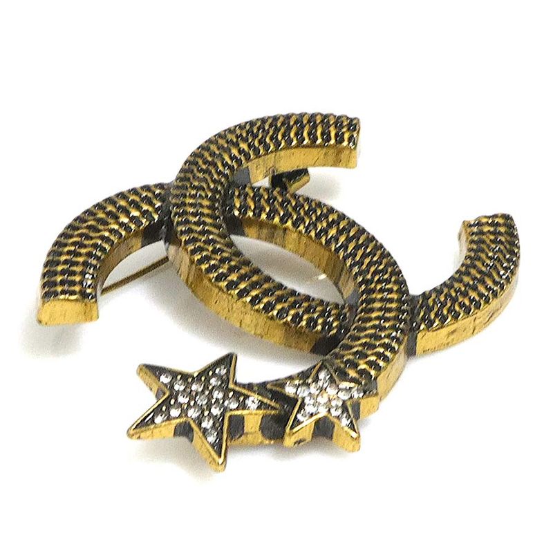 Chanel Brooch CC Logo
