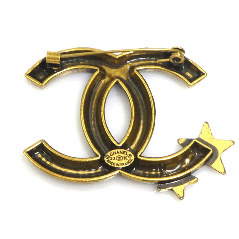 Chanel Brooch CC Logo