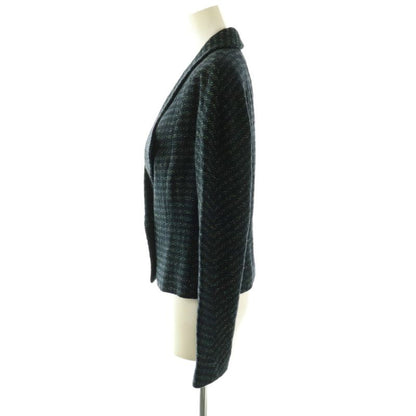 Fendi Suit Set Jacket Tight Skirt Lame 38 Black Multicolor ES