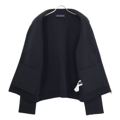 Louis Vuitton Nty Emboss Technical Wool Jacket Embossed LV Logo Zip Up Knit XL