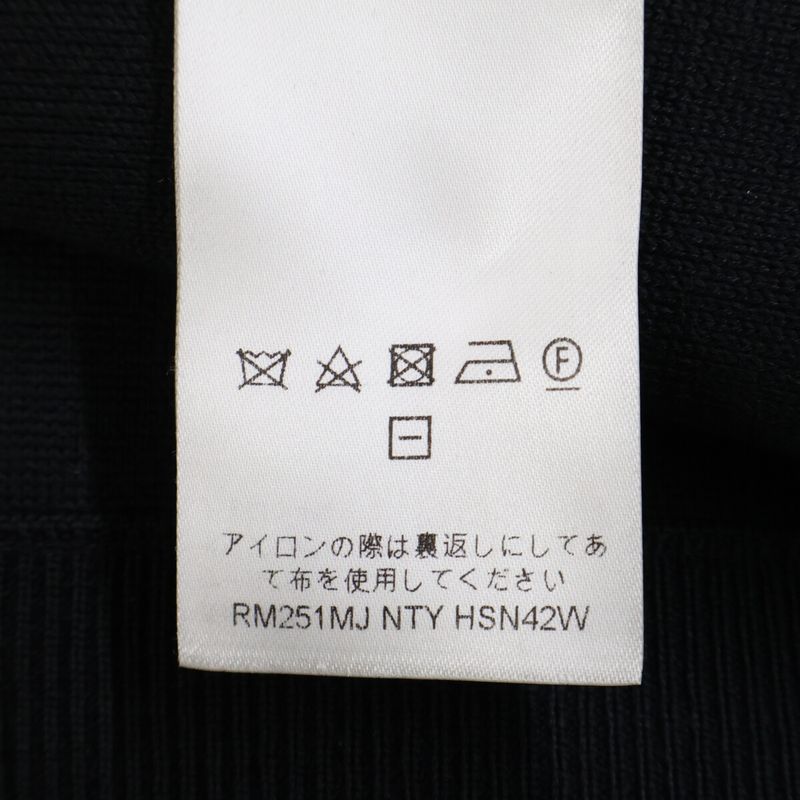 Louis Vuitton Nty Emboss Technical Wool Jacket Embossed LV Logo Zip Up Knit XL