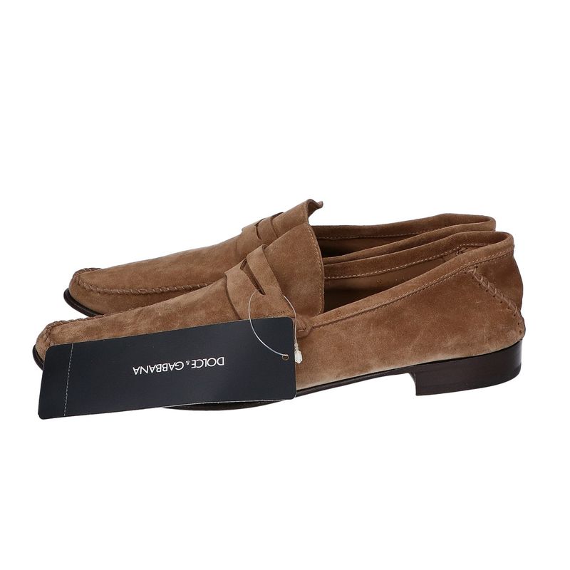 Dolce & Gabbana Suede Coin Loafer 6.5