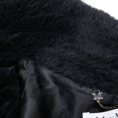 Max Mara Alpaca Silk Blend Teddy Bear Cape Poncho