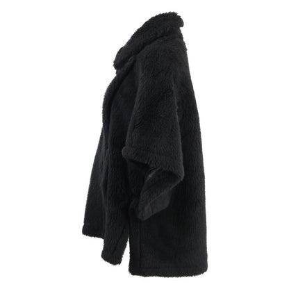 Max Mara Alpaca Silk Blend Teddy Bear Cape Poncho