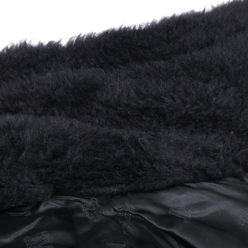 Max Mara Alpaca Silk Blend Teddy Bear Cape Poncho