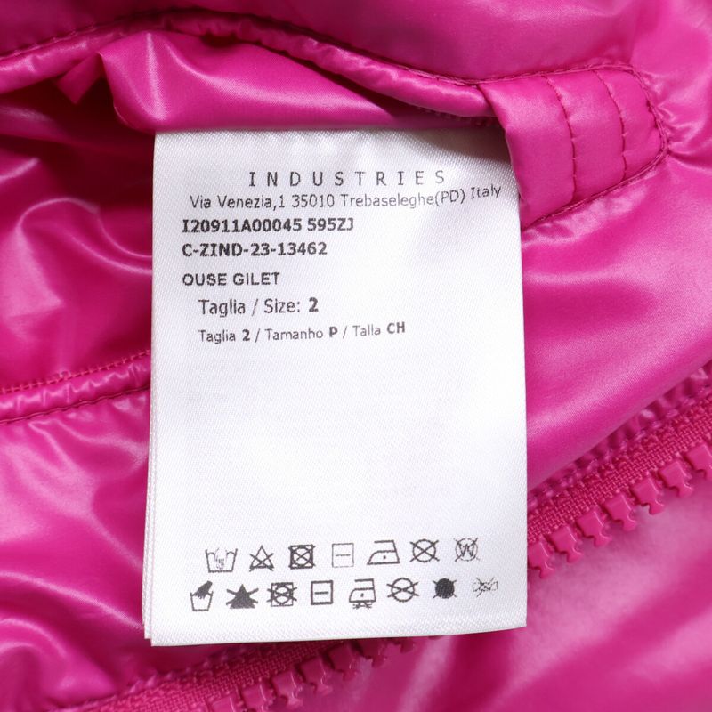 Moncler Ouse Down 2 Vest Pink