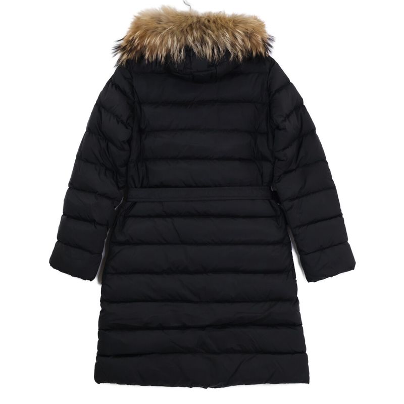 Moncler Merin Fur Belt Hoodie Down 00