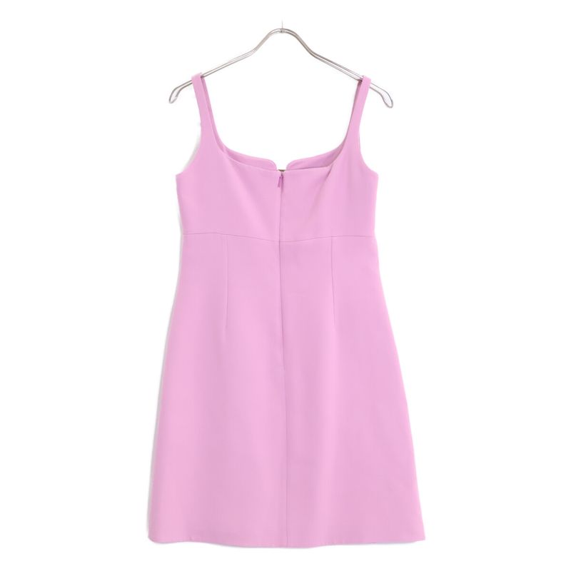 Gucci Pink Wool Silk Sleeveless Creep Dress