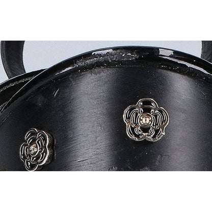 Chanel Patent Leather Camellia Sandal