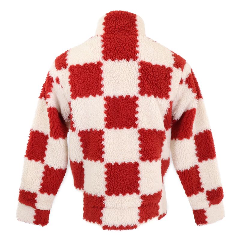 Louis Vuitton All Over Damier Fleece Jacket XS