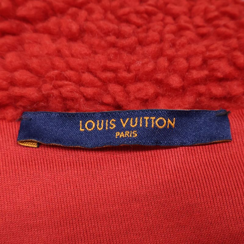 Louis Vuitton All Over Damier Fleece Jacket XS