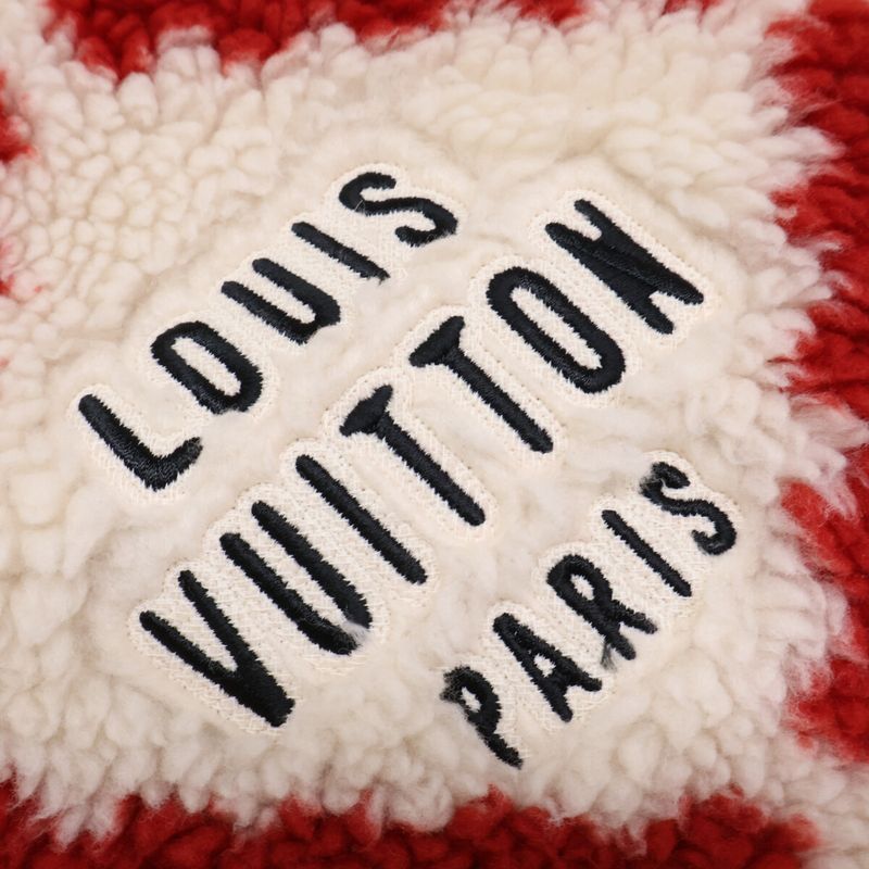 Louis Vuitton All Over Damier Fleece Jacket XS