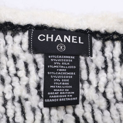 Chanel Cashmere CC Logo Quilted Scarf