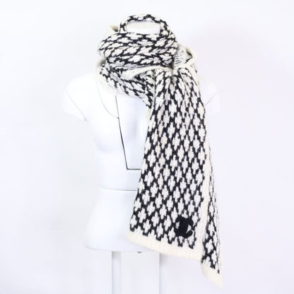 Chanel Cashmere CC Logo Quilted Scarf