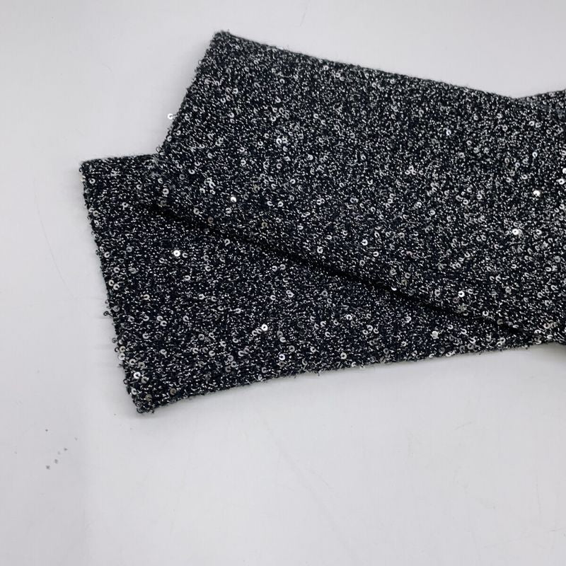 Gucci Gray Sequin Knit Cardigan
