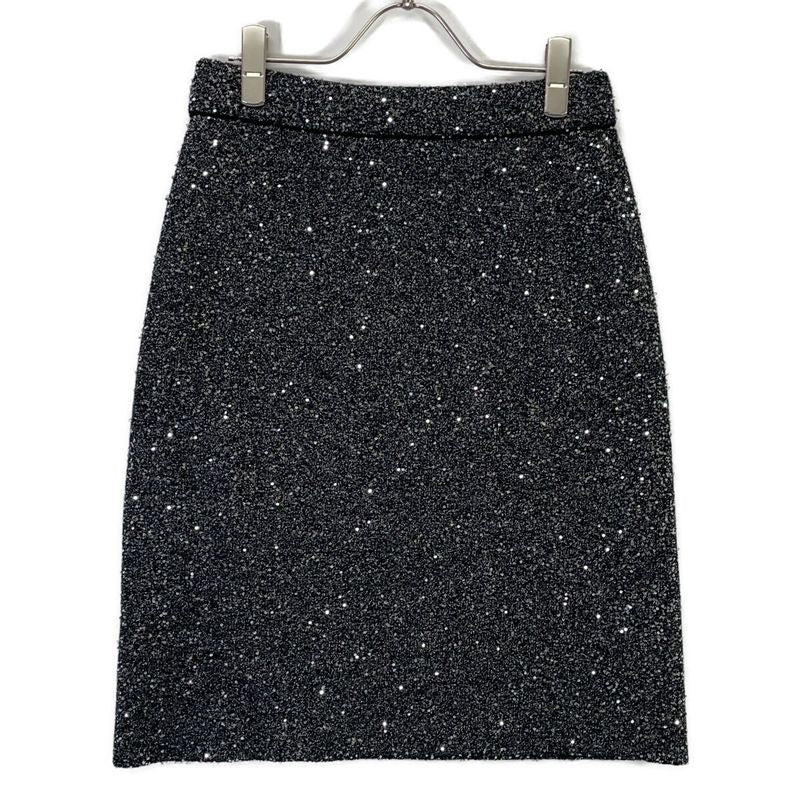 Gucci Gray Sequin Knit Skirt