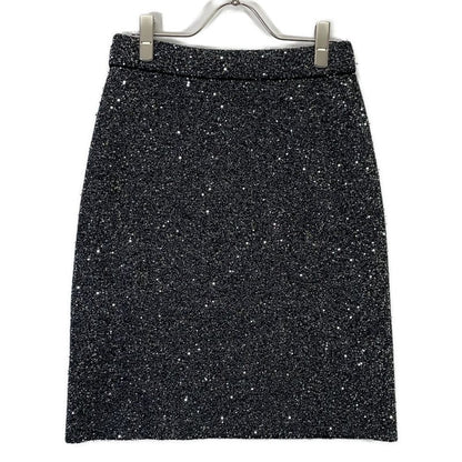 Gucci Gray Sequin Knit Skirt