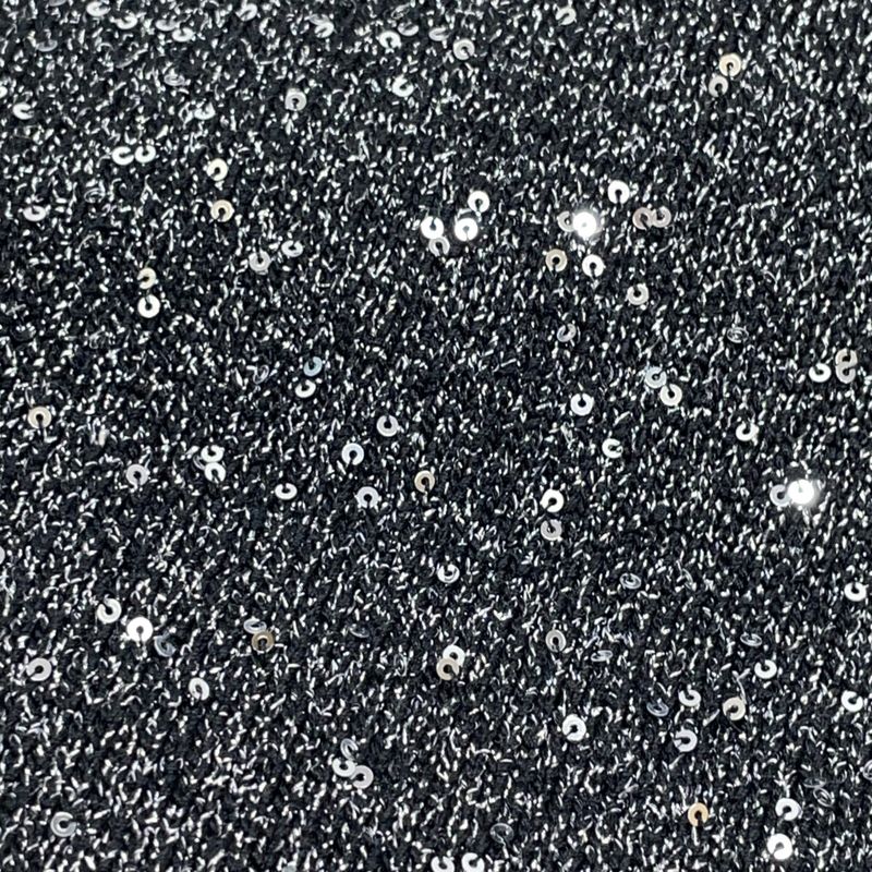 Gucci Gray Sequin Knit Skirt