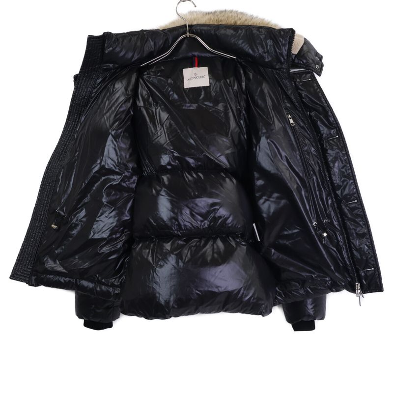 Moncler Black Armoricano Down Jacket 1