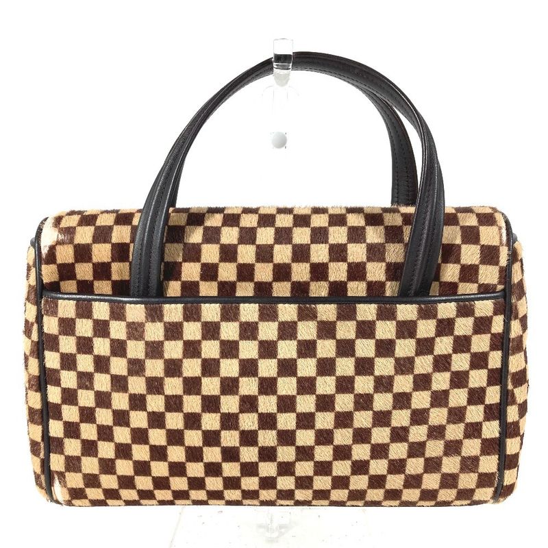 Louis Vuitton Handbag Lion Calf Hair Brown