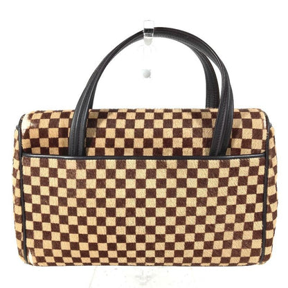 Louis Vuitton Handbag Lion Calf Hair Brown
