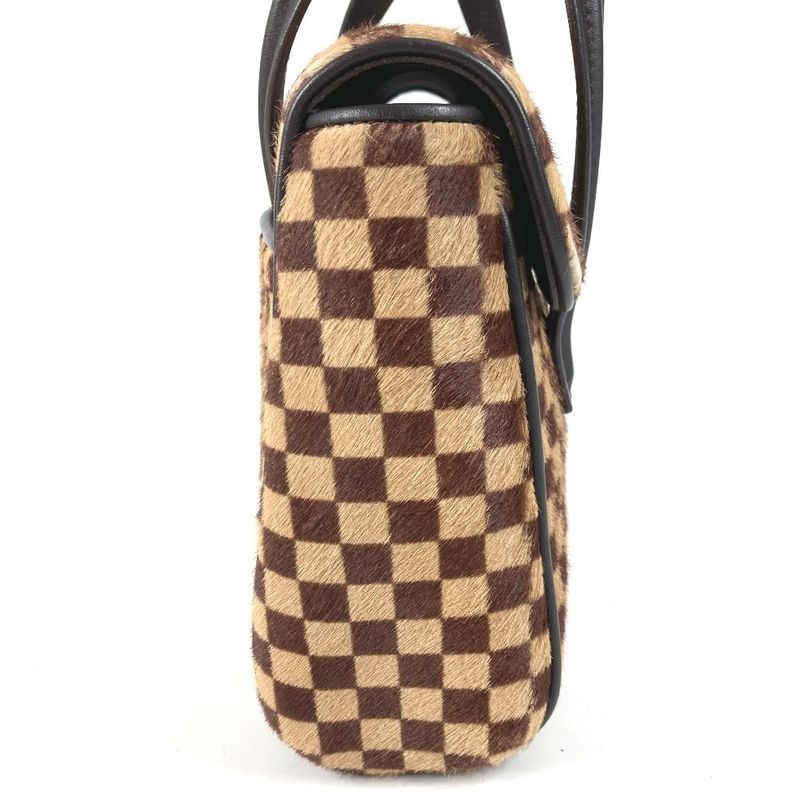 Louis Vuitton Handbag Lion Calf Hair Brown