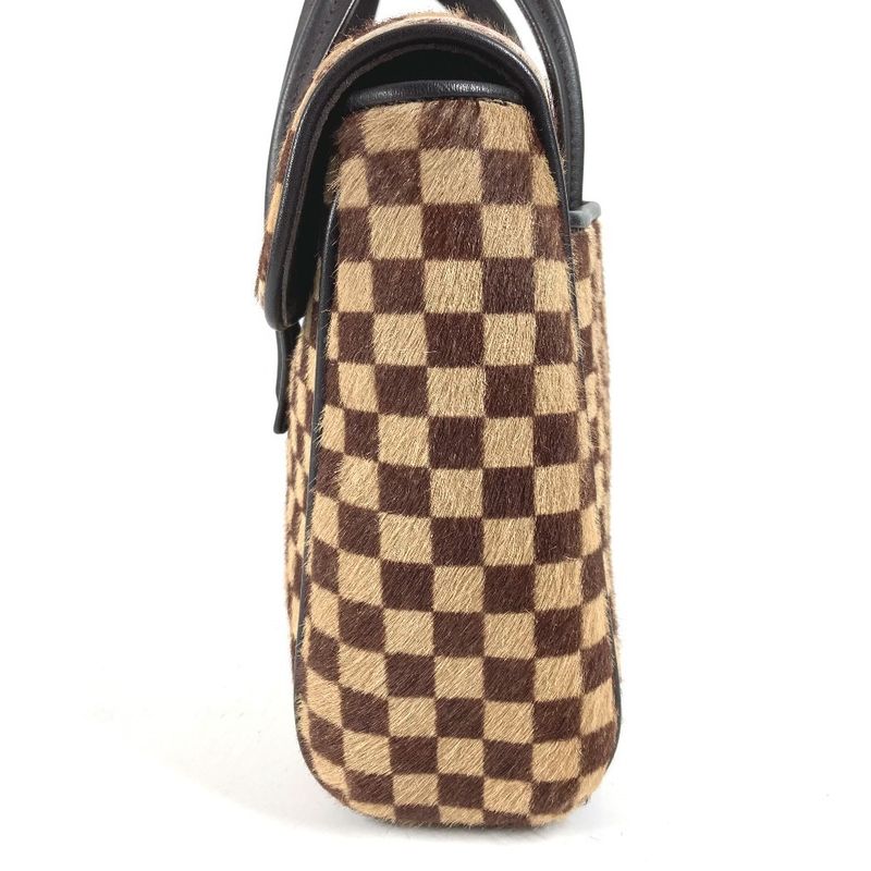 Louis Vuitton Handbag Lion Calf Hair Brown