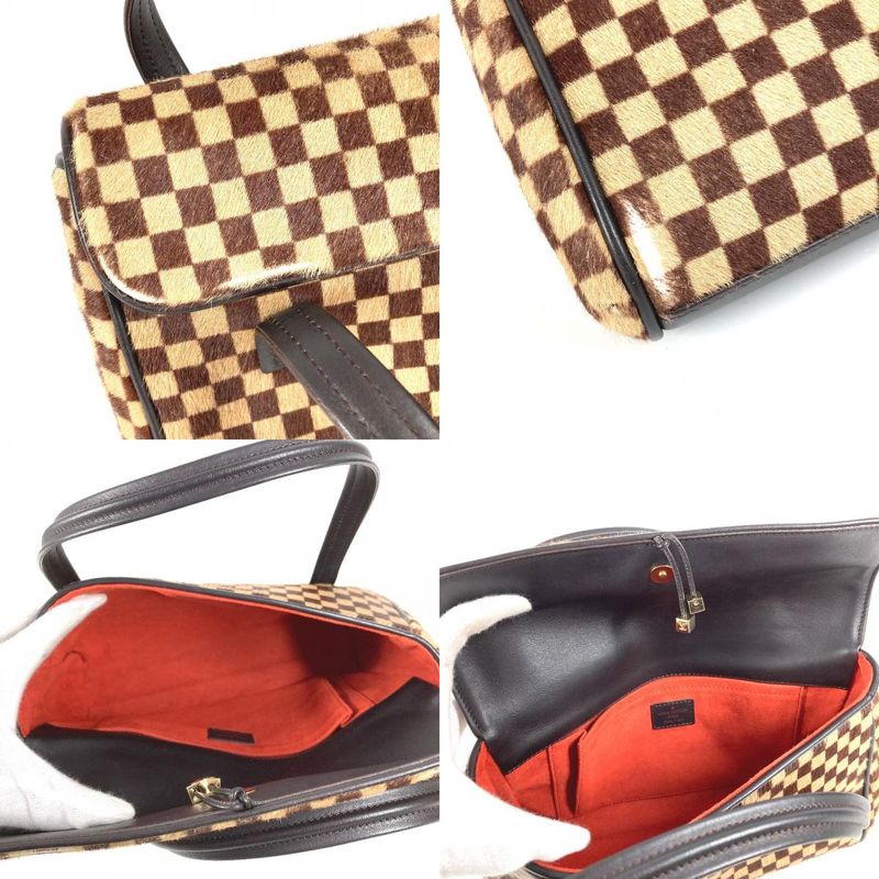 Louis Vuitton Handbag Lion Calf Hair Brown