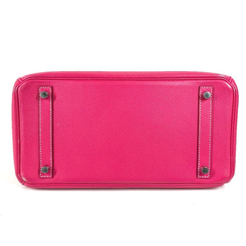 Hermes Handbag Birkin 30 Epsom Rose Tyrian Pink