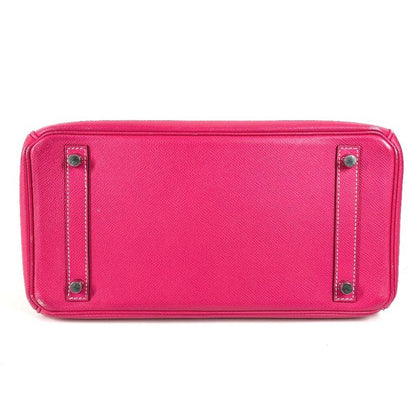 Hermes Handbag Birkin 30 Epsom Rose Tyrian Pink