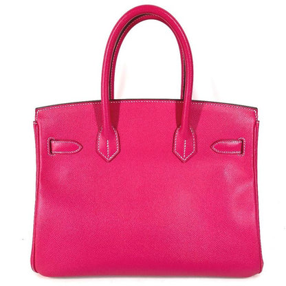 Hermes Handbag Birkin 30 Epsom Rose Tyrian Pink
