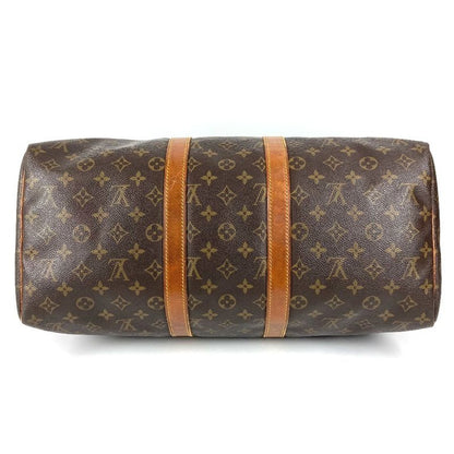 Louis Vuitton Boston Bag Keepall 45 Monogram Canvas Brown