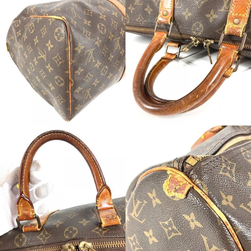 Louis Vuitton Boston Bag Keepall 45 Monogram Canvas Brown
