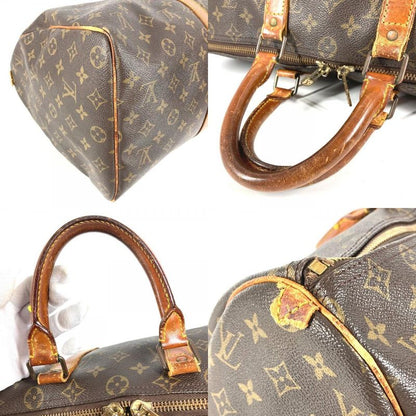 Louis Vuitton Boston Bag Keepall 45 Monogram Canvas Brown