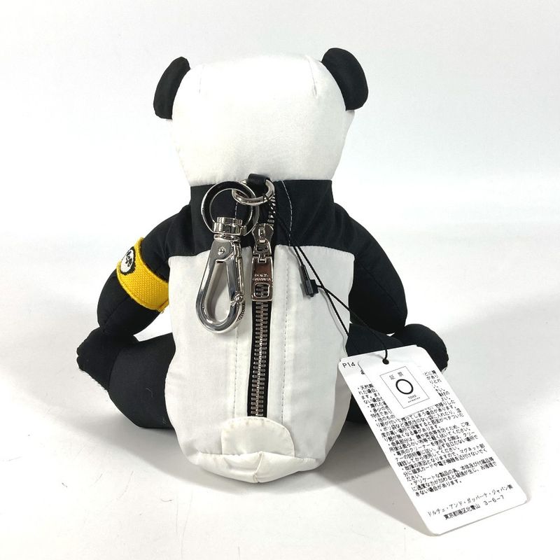 Dolce & Gabbana Tote Panda Purse Handbag Eco Nylon White