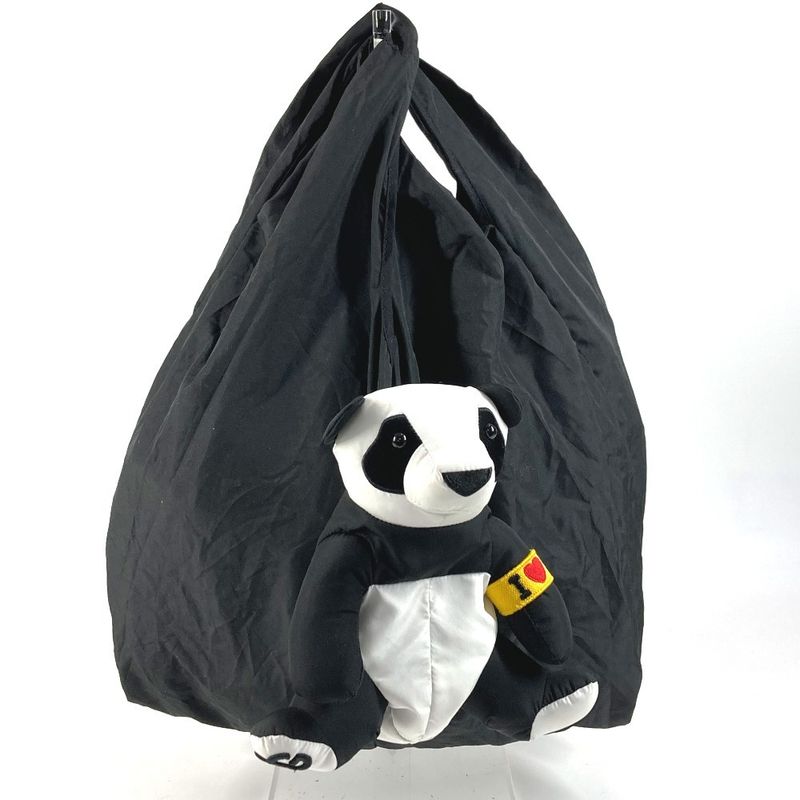 Dolce & Gabbana Tote Panda Purse Handbag Eco Nylon White