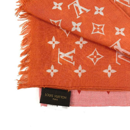 Louis Vuitton Shawl Etole Monogram Sunrise Orange Scarf
