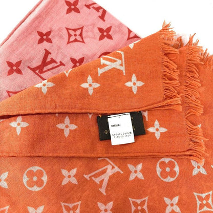 Louis Vuitton Shawl Etole Monogram Sunrise Orange Scarf