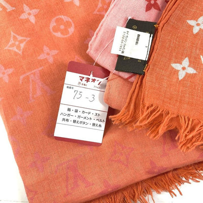 Louis Vuitton Shawl Etole Monogram Sunrise Orange Scarf