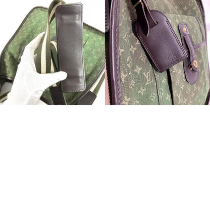 Louis Vuitton Shoulder Bag Besace Marie Kate Leather Canvas Khaki