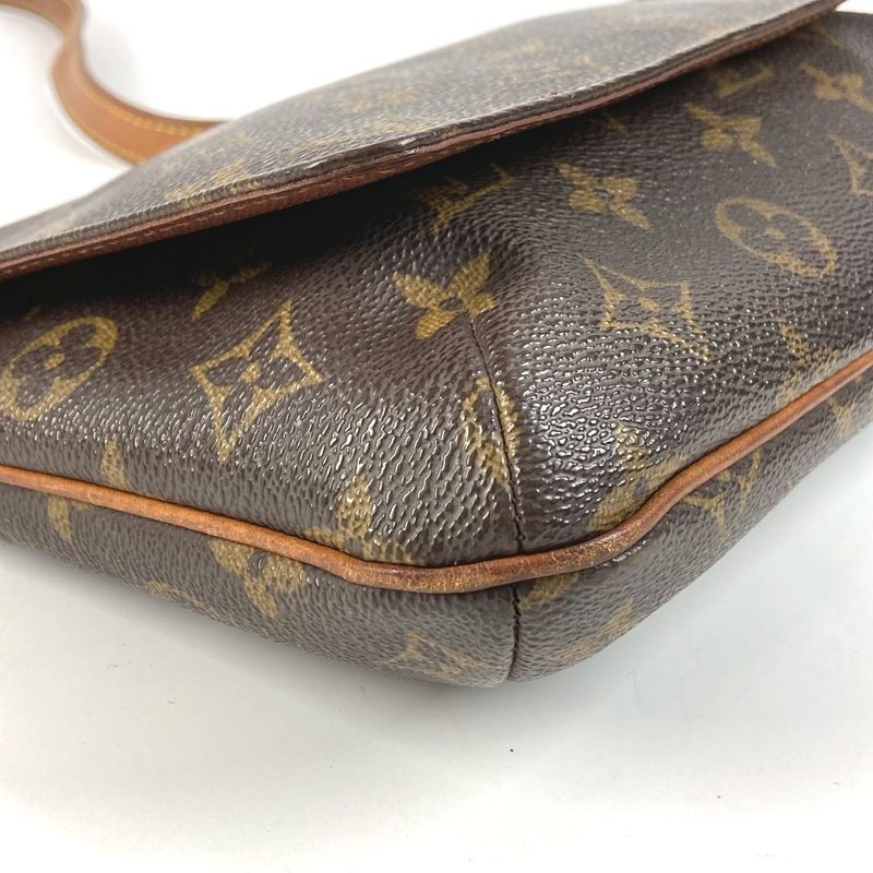 Louis Vuitton Shoulder Bag Musette Tango Monogram Canvas Brown