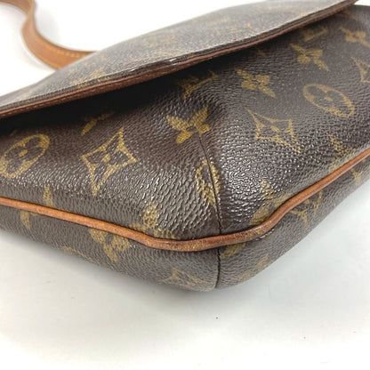 Louis Vuitton Shoulder Bag Musette Tango Monogram Canvas Brown