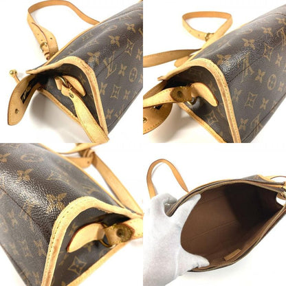 Louis Vuitton Shoulder Bag Popincourt Long Monogram Canvas Brown