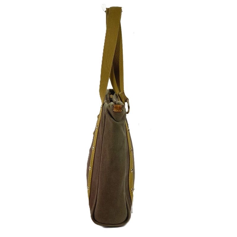 Louis Vuitton Shoulder Bag Cabas MM Cotton Khaki