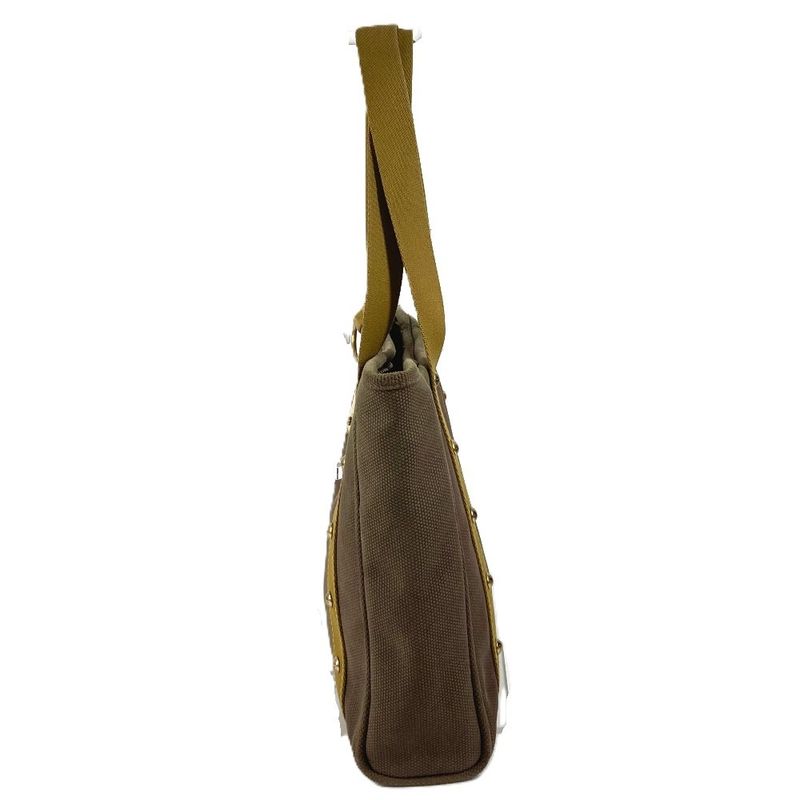 Louis Vuitton Shoulder Bag Cabas MM Cotton Khaki