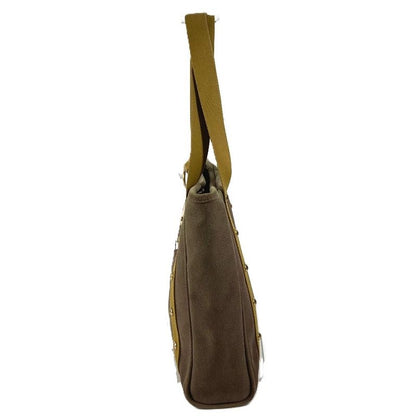 Louis Vuitton Shoulder Bag Cabas MM Cotton Khaki