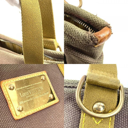 Louis Vuitton Shoulder Bag Cabas MM Cotton Khaki