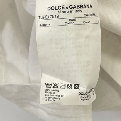Dolce & Gabbana Tjfe White Cotton Digi Duck Tank Top 38
