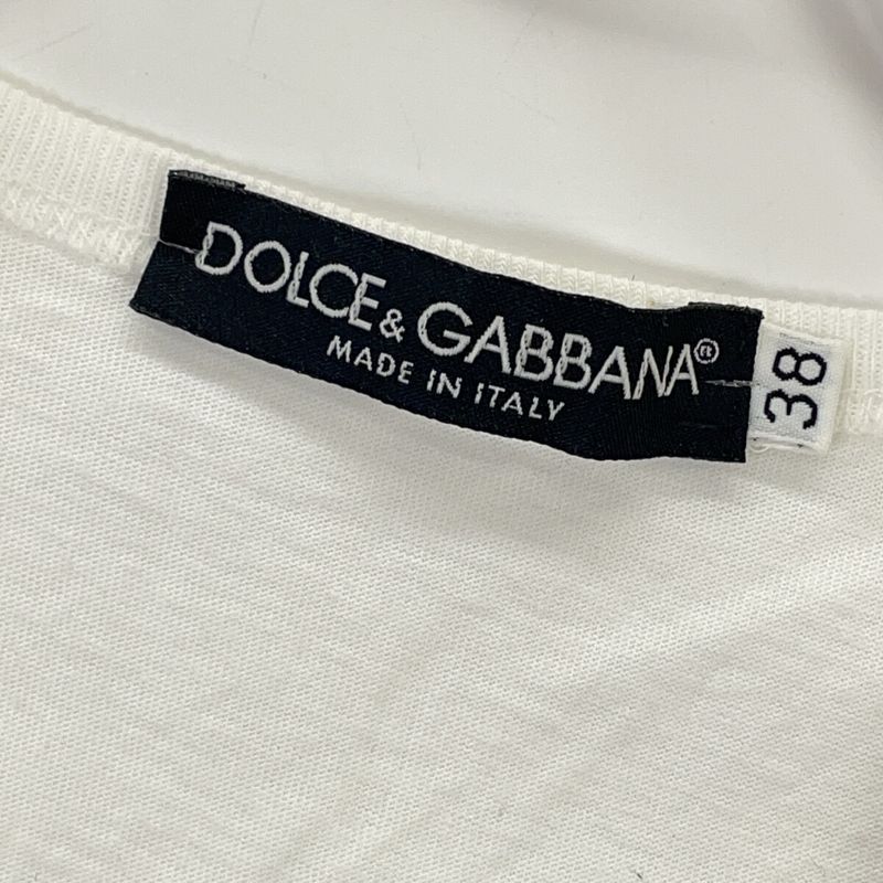 Dolce & Gabbana Tjfe White Cotton Digi Duck Tank Top 38